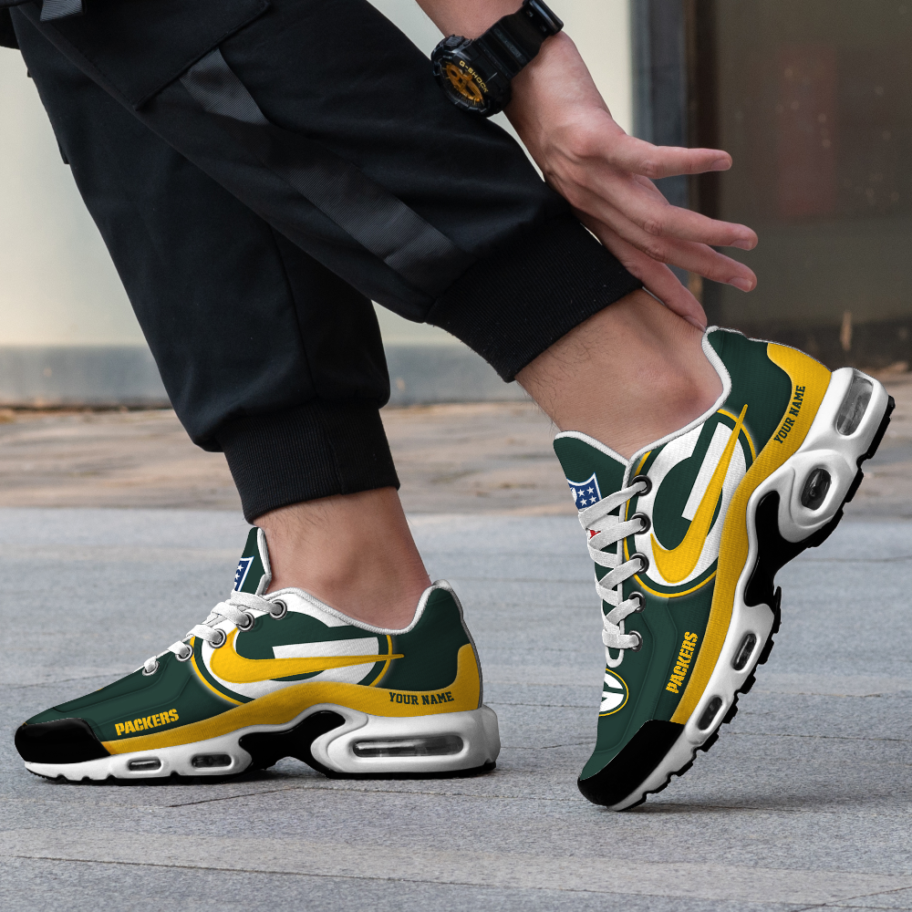 Green Bay Packers Customized Shoes -New Version 32 Teams Personalized H56 Shoes - Famjoys Green Bay Packers Customized Shoes -New Version 32 Teams Personalized H56 Shoes - Famjoys