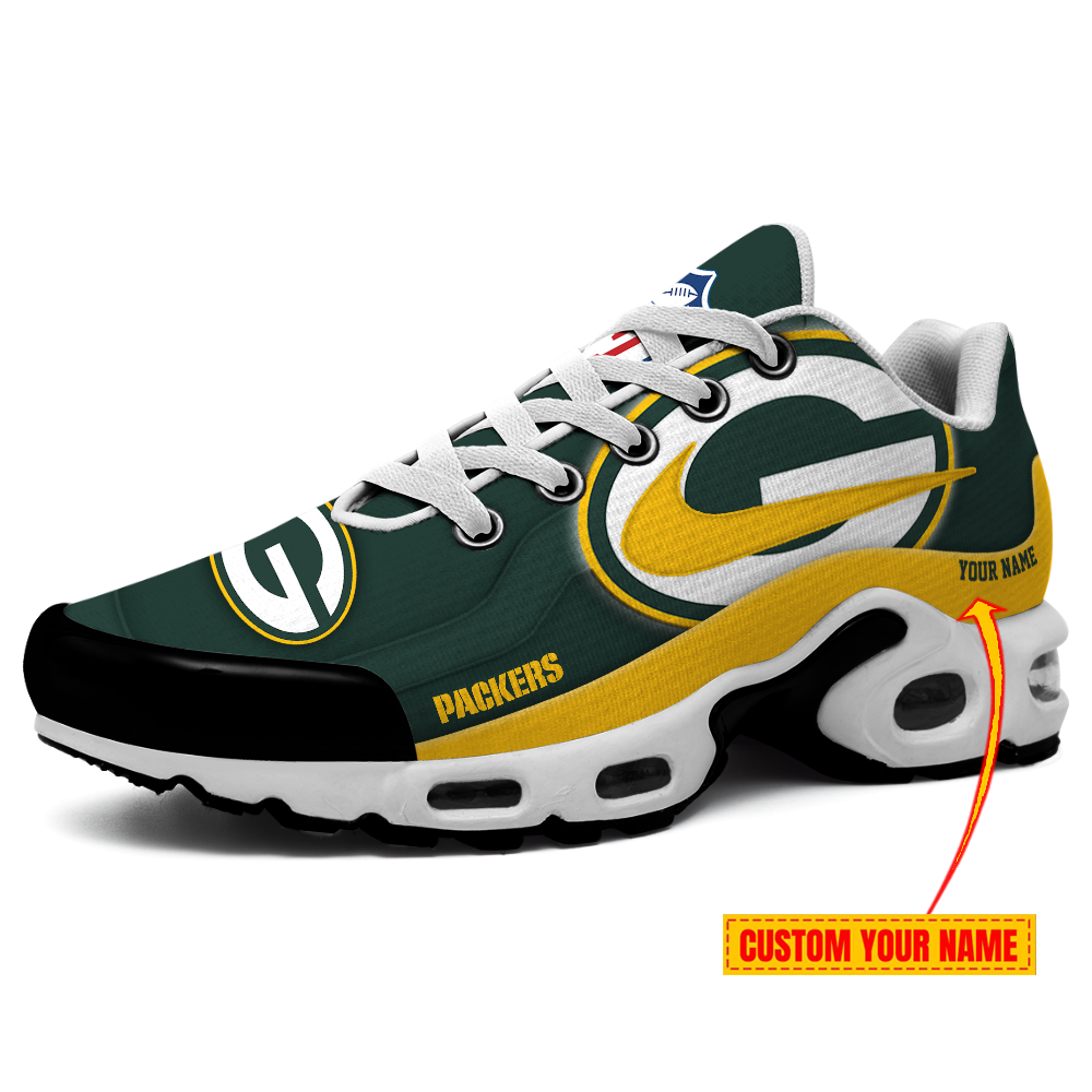 Green Bay Packers Customized Shoes -New Version 32 Teams Personalized H56 Shoes - Famjoys Green Bay Packers Customized Shoes -New Version 32 Teams Personalized H56 Shoes - Famjoys