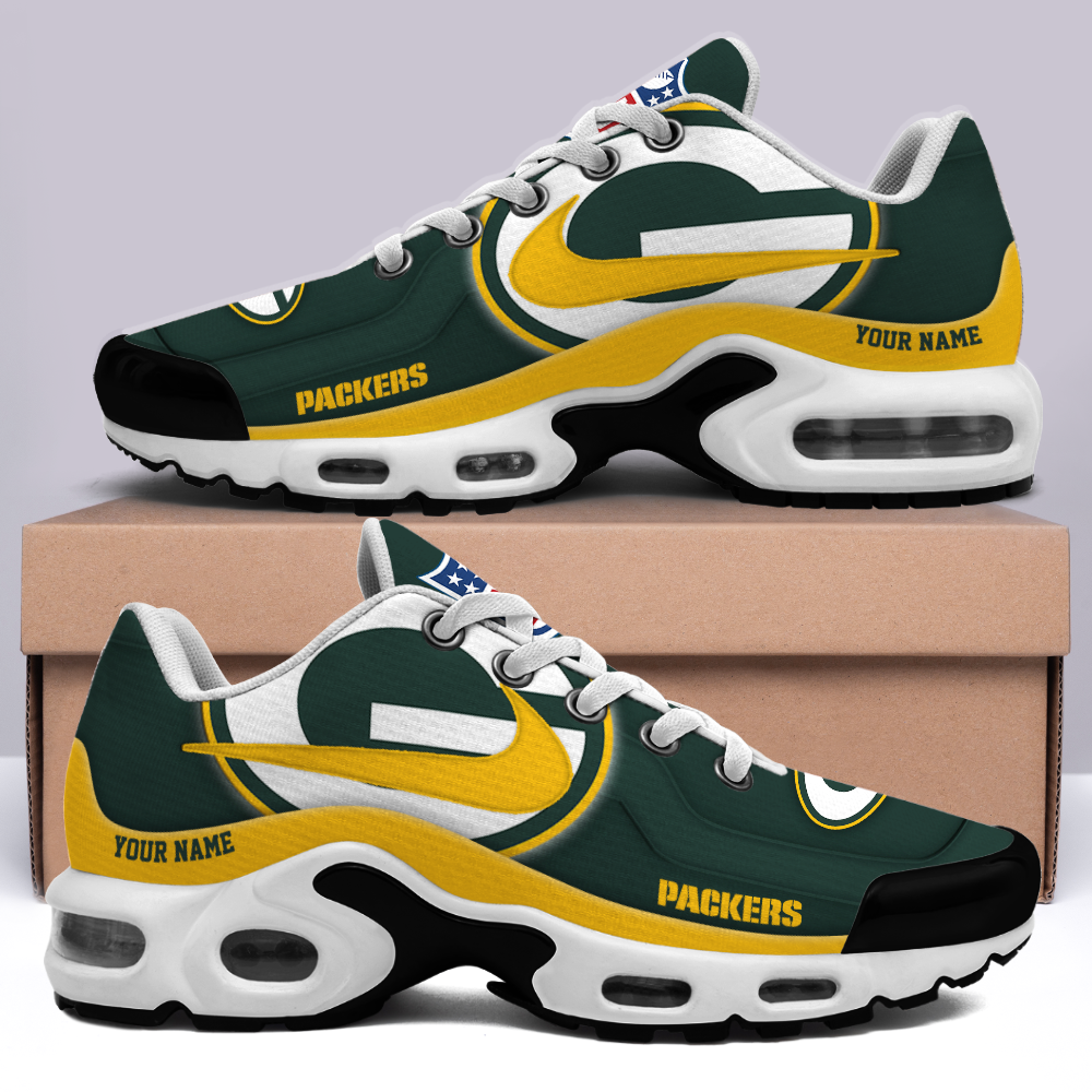 Green Bay Packers Customized Shoes -New Version 32 Teams Personalized H56 Shoes - Famjoys Green Bay Packers Customized Shoes -New Version 32 Teams Personalized H56 Shoes - Famjoys