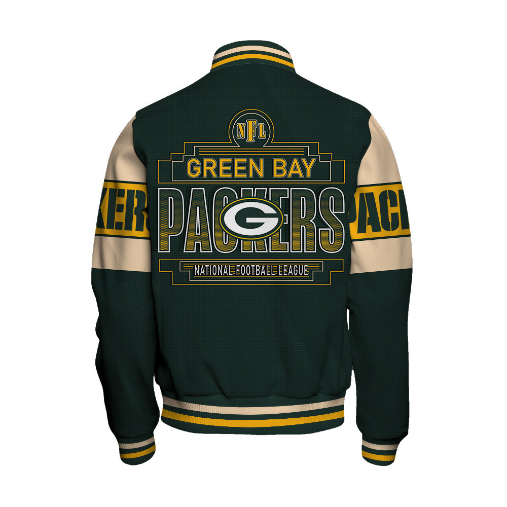 Green Bay Packers - Dare To Be Different Unisex Varsity Jacket - Famjoys Green Bay Packers - Dare To Be Different Unisex Varsity Jacket - Famjoys