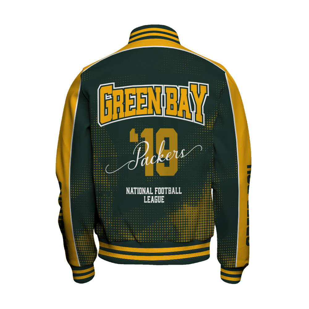 Green Bay Packers - Heart Beats In Unison Unisex Varsity Jacket - Famjoys Green Bay Packers - Heart Beats In Unison Unisex Varsity Jacket - Famjoys