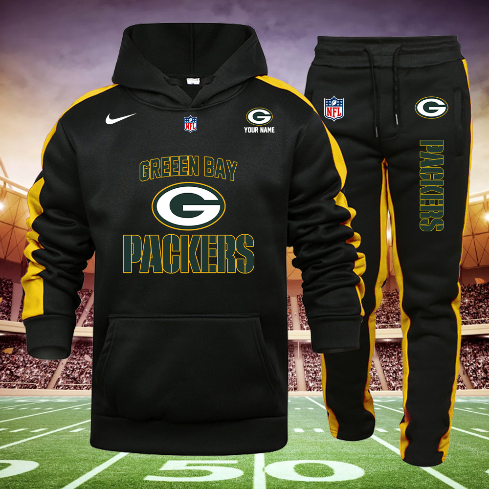 Green Bay Packers Hoodie Set - Famjoys Green Bay Packers Hoodie Set - Famjoys