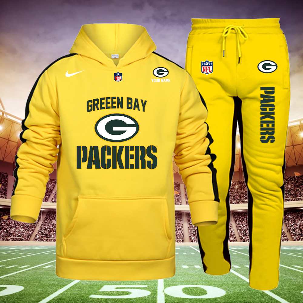 Green Bay Packers Hoodie Set - Famjoys Green Bay Packers Hoodie Set - Famjoys