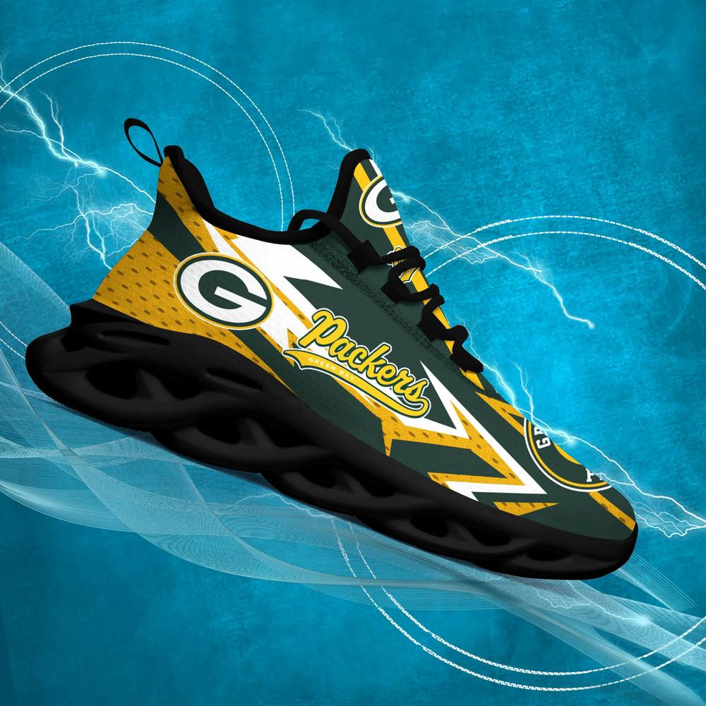 Green Bay Packers Max Soul Shoes, Packers Sneakers Men Women - Famjoys Green Bay Packers Max Soul Shoes, Packers Sneakers Men Women - Famjoys