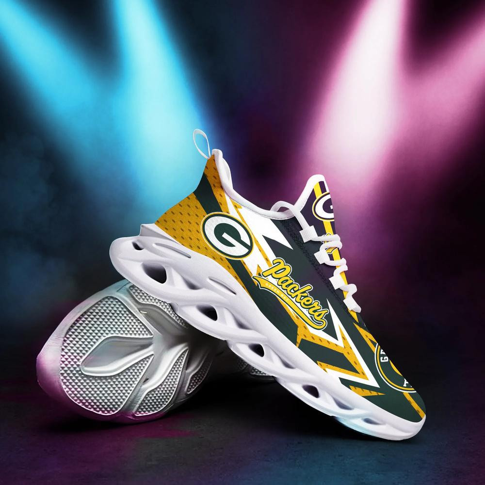 Green Bay Packers Max Soul Shoes, Packers Sneakers Men Women - Famjoys Green Bay Packers Max Soul Shoes, Packers Sneakers Men Women - Famjoys