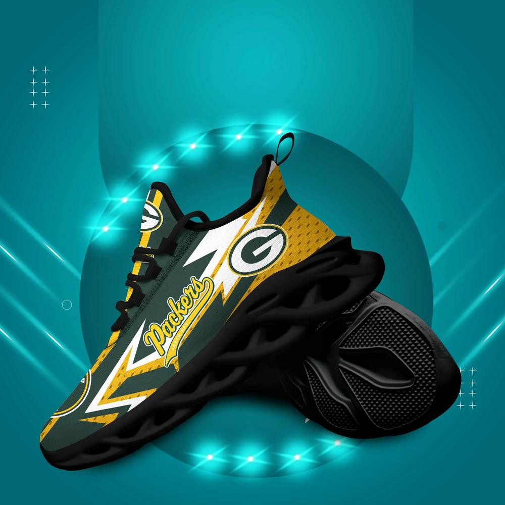 Green Bay Packers Max Soul Shoes, Packers Sneakers Men Women - Famjoys Green Bay Packers Max Soul Shoes, Packers Sneakers Men Women - Famjoys