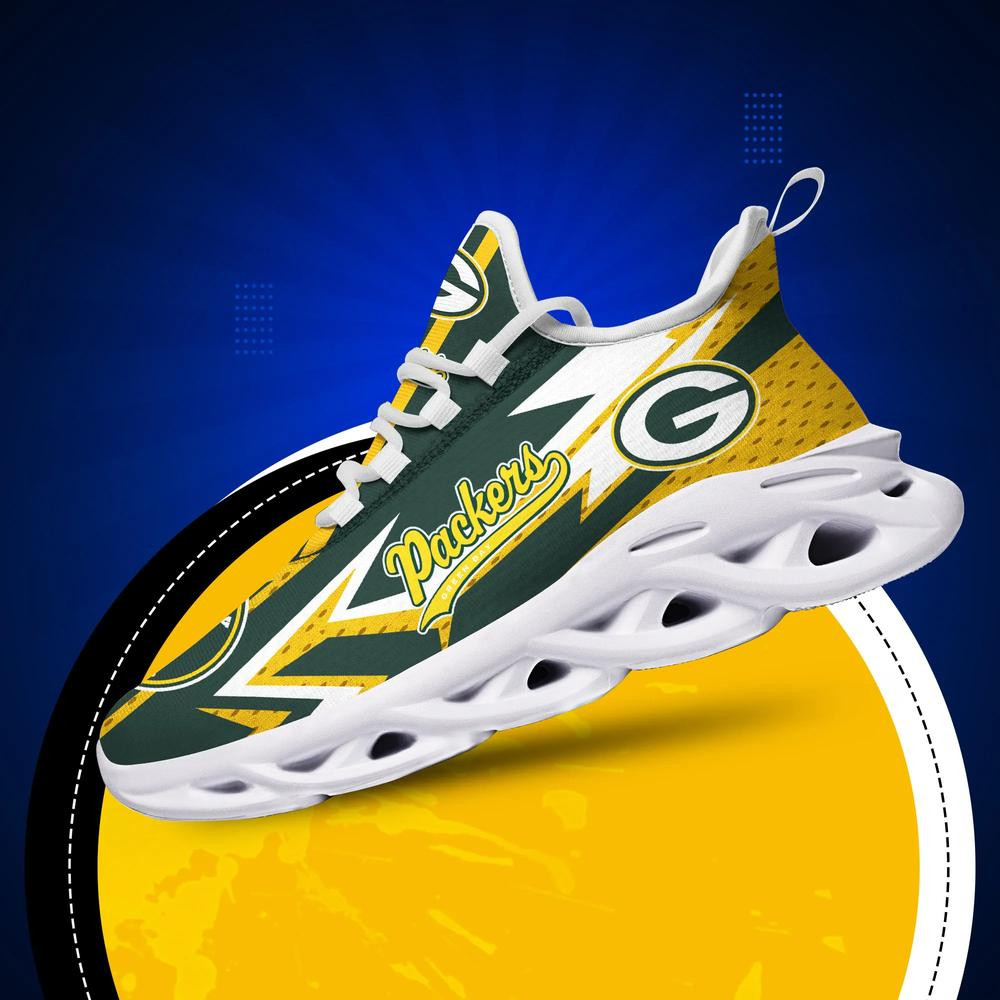 Green Bay Packers Max Soul Shoes, Packers Sneakers Men Women - Famjoys Green Bay Packers Max Soul Shoes, Packers Sneakers Men Women - Famjoys