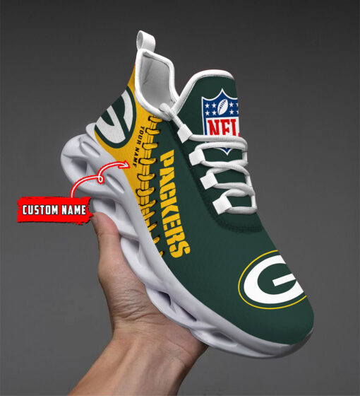 Green Bay Packers Max Soul Sneaker - Famjoys Green Bay Packers Max Soul Sneaker - Famjoys