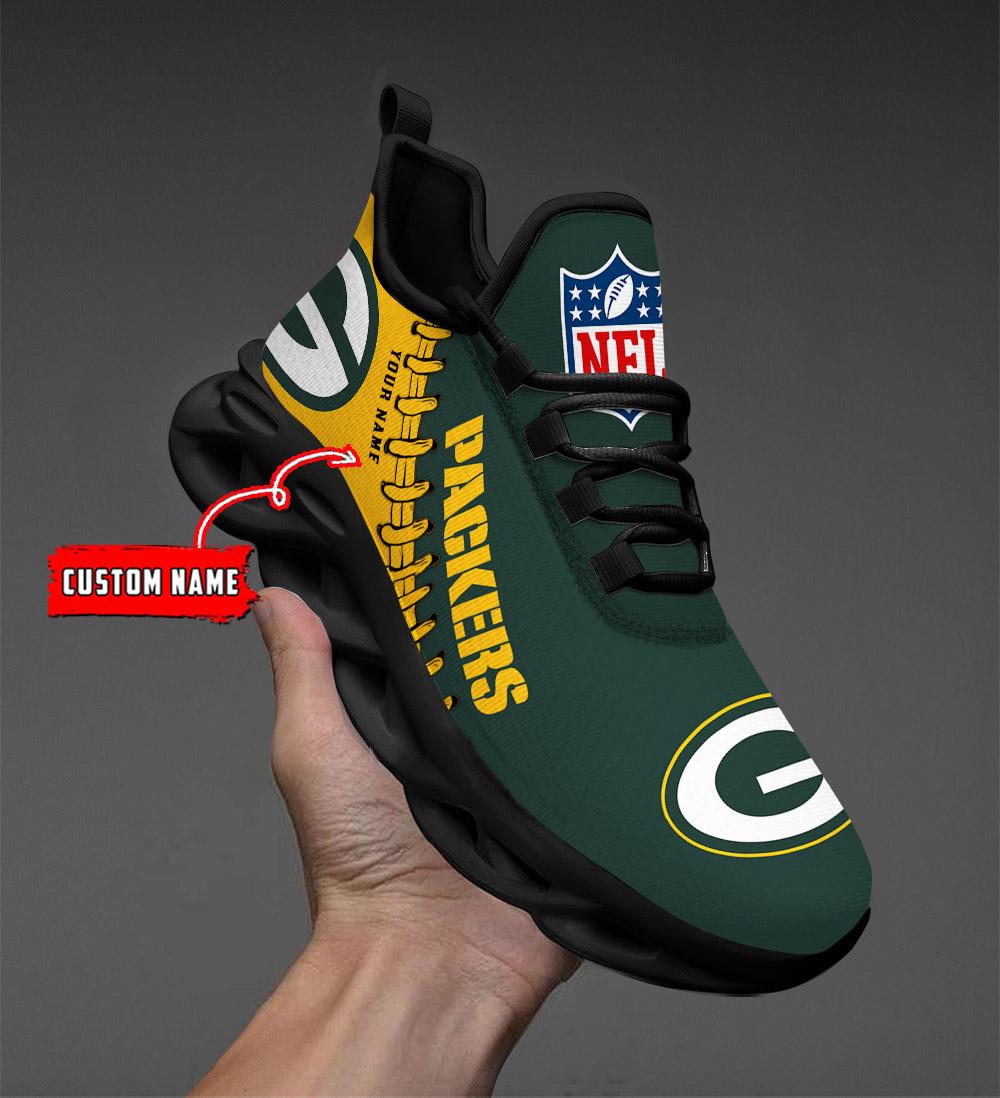 Green Bay Packers Max Soul Sneaker - Famjoys Green Bay Packers Max Soul Sneaker - Famjoys