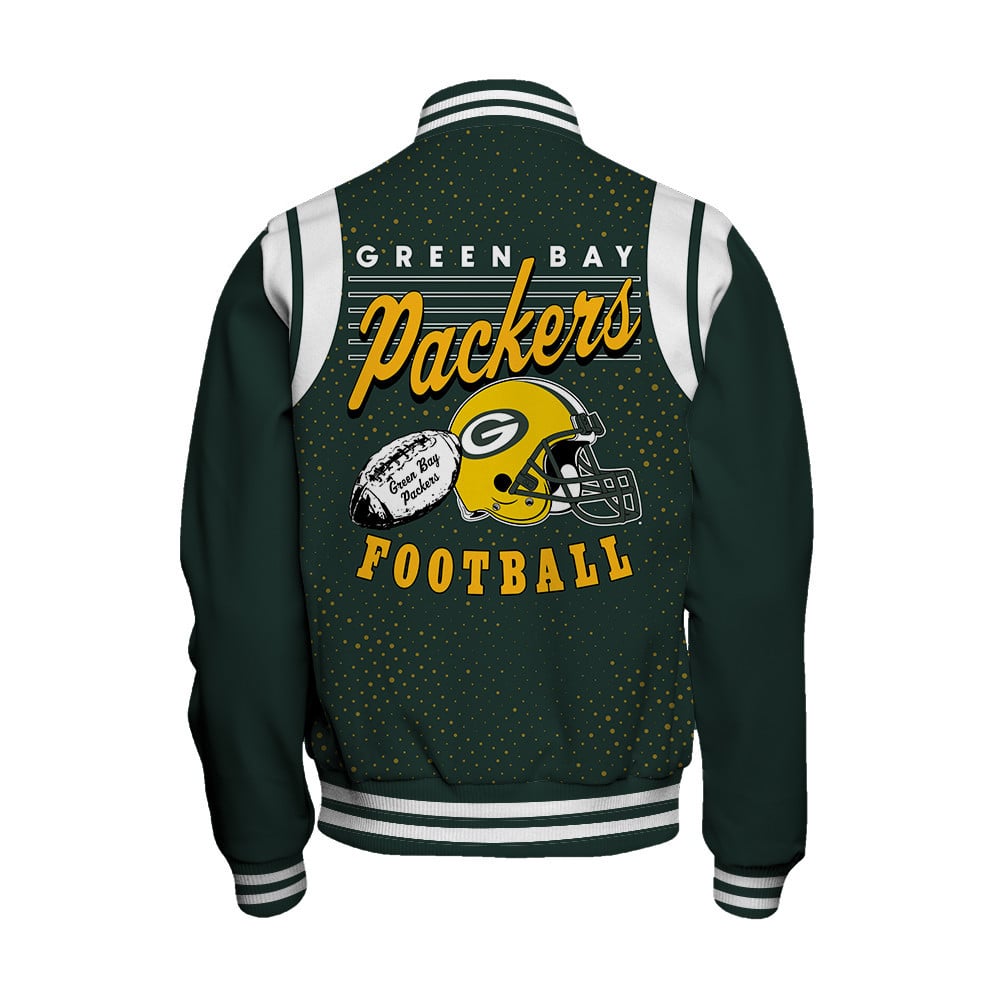Green Bay Packers National Football League Make Your Mark Unisex Varsity Jacket - Famjoys Green Bay Packers National Football League Make Your Mark Unisex Varsity Jacket - Famjoys