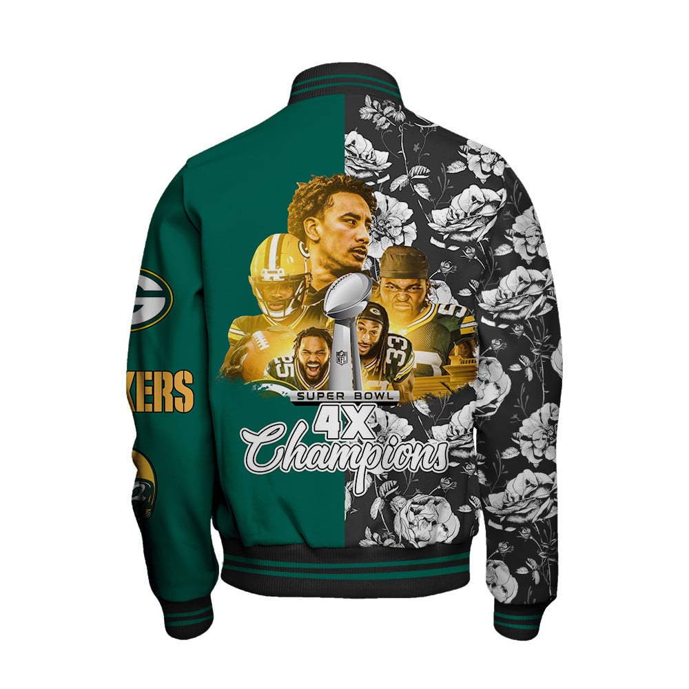Green Bay Packers National Football League Varsity Jacket STM V6 - Famjoys Green Bay Packers National Football League Varsity Jacket STM V6 - Famjoys