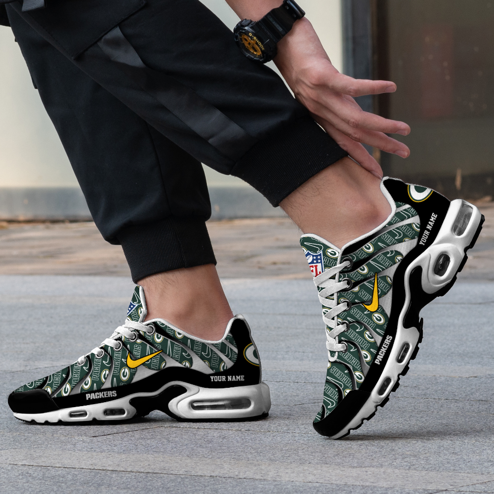 Green Bay Packers-Pattern Swoosh Personalized H56 Shoes-SP16112312ID02DS08 - Famjoys Green Bay Packers-Pattern Swoosh Personalized H56 Shoes-SP16112312ID02DS08 - Famjoys