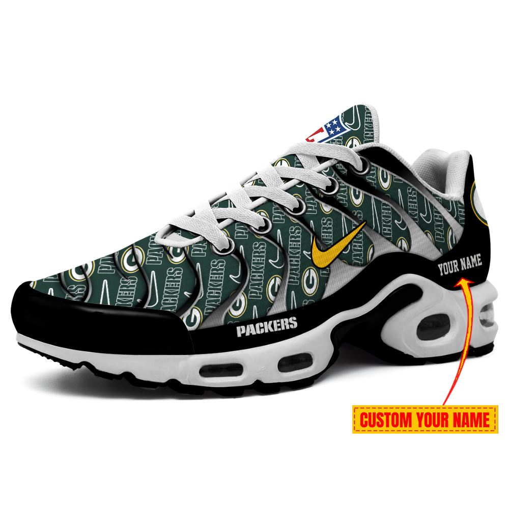 Green Bay Packers-Pattern Swoosh Personalized H56 Shoes-SP16112312ID02DS08 - Famjoys Green Bay Packers-Pattern Swoosh Personalized H56 Shoes-SP16112312ID02DS08 - Famjoys