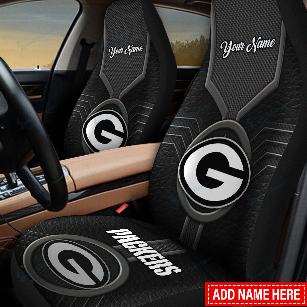Green Bay Packers Personalized Car Seat Covers BG251 - Famjoys Green Bay Packers Personalized Car Seat Covers BG251 - Famjoys