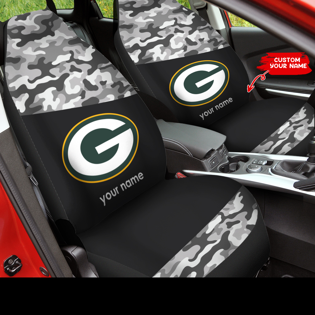 Green Bay Packers Personalized Car Seat Covers BGCSC680 - Famjoys Green Bay Packers Personalized Car Seat Covers BGCSC680 - Famjoys