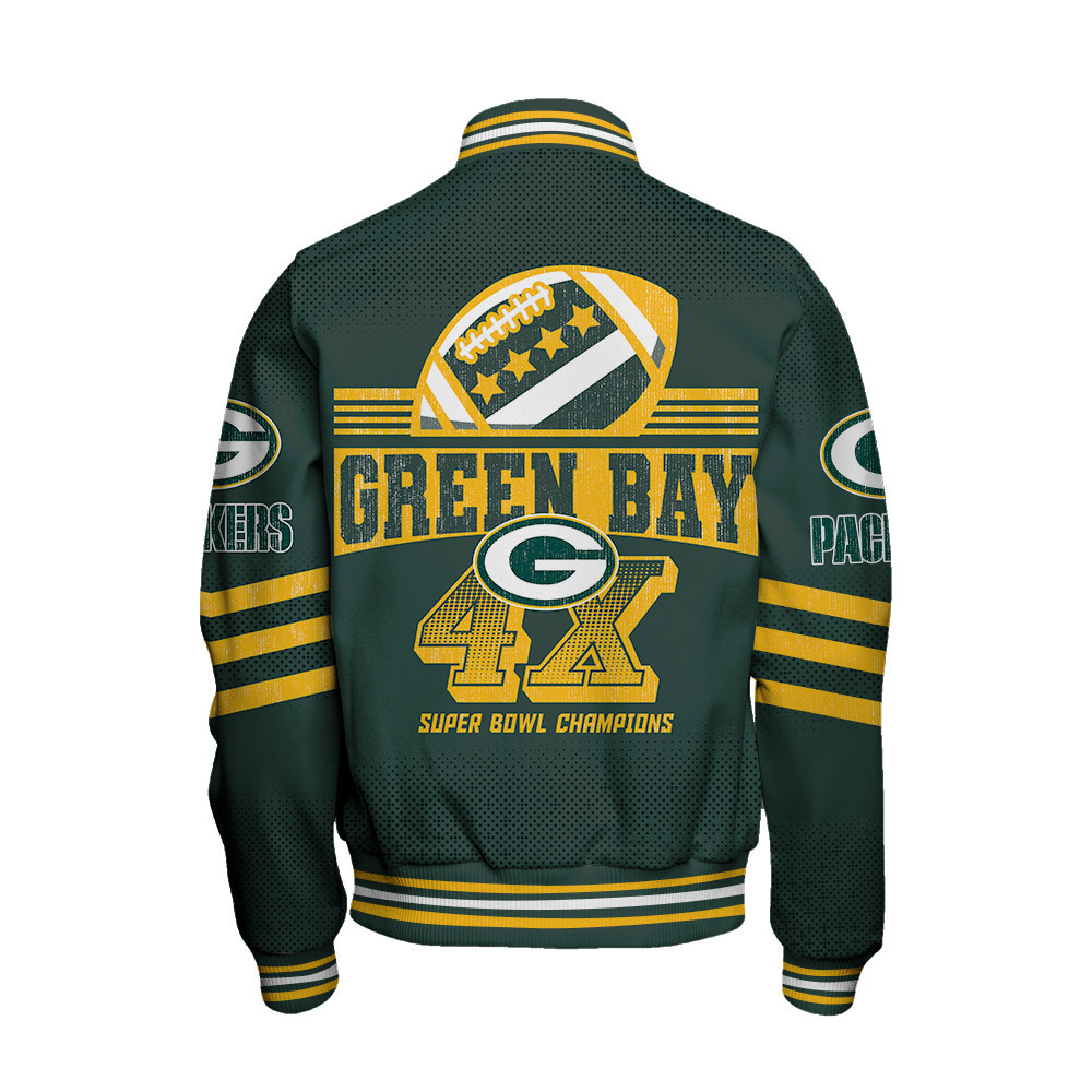 Green Bay Packers Proud Of Every Championship Win Unisex Varsity Jacket - Famjoys Green Bay Packers Proud Of Every Championship Win Unisex Varsity Jacket - Famjoys