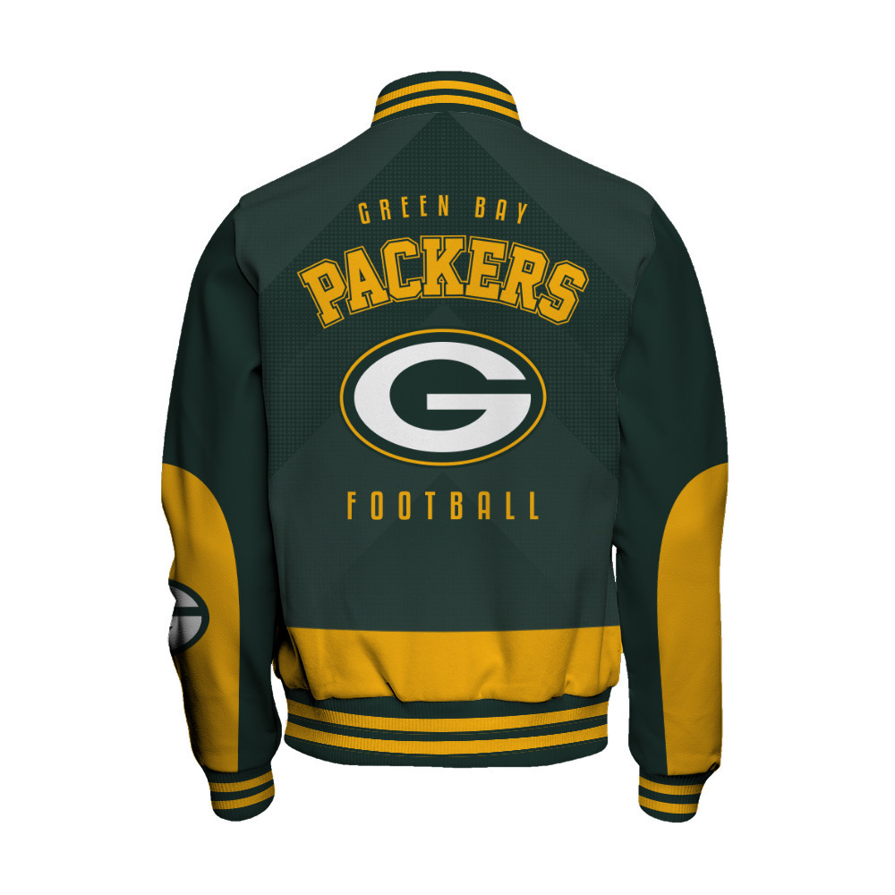 Green Bay Packers - Stay Ahead Of The Trend Unisex Varsity Jacket - Famjoys Green Bay Packers - Stay Ahead Of The Trend Unisex Varsity Jacket - Famjoys