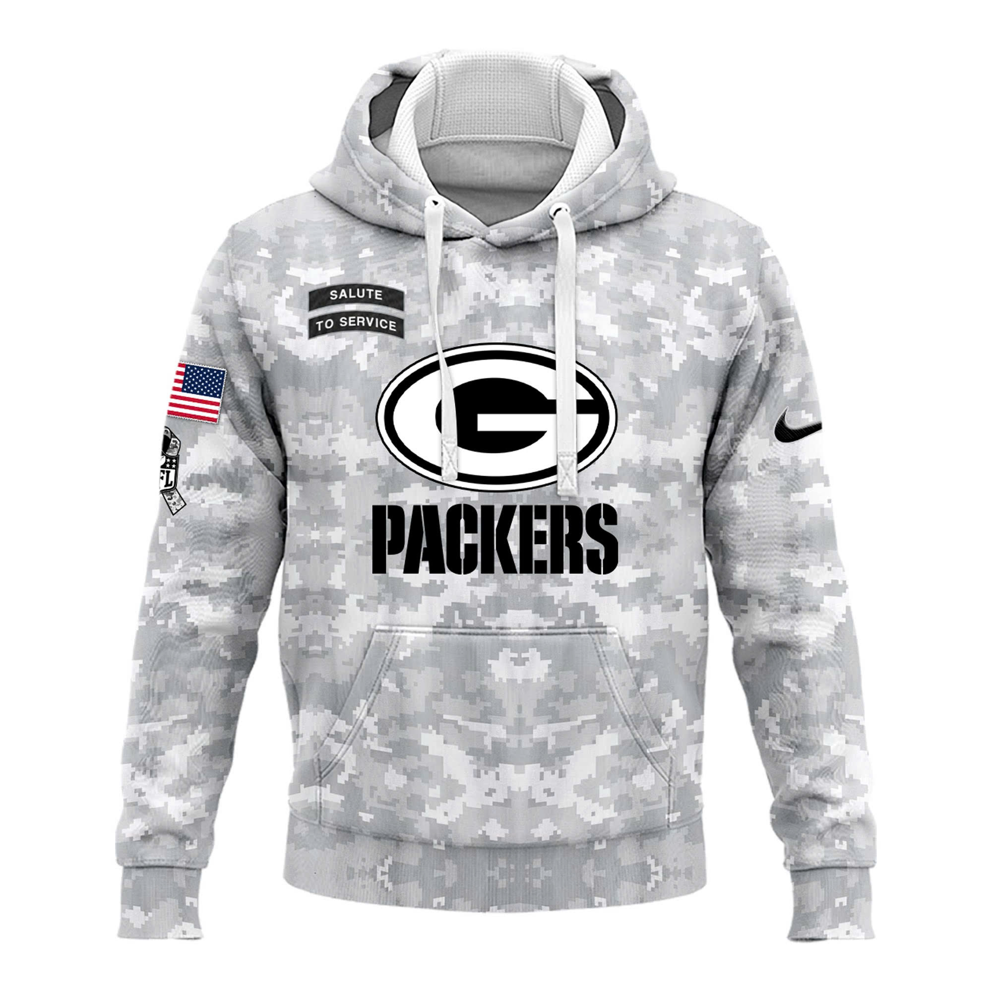 Green Bay Packers Veterans Day Hoodie - Famjoys Green Bay Packers Veterans Day Hoodie - Famjoys