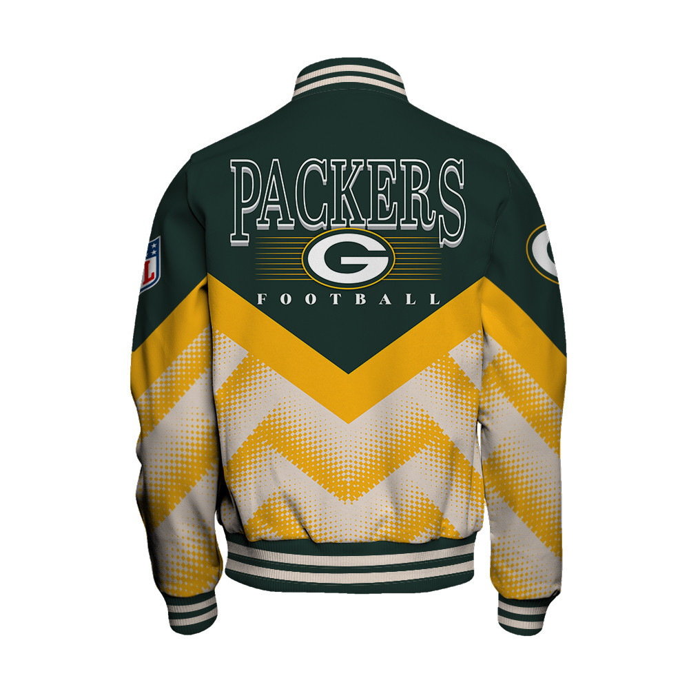 Green Bay Packers - We Are One Unisex Varsity Jacket - Famjoys Green Bay Packers - We Are One Unisex Varsity Jacket - Famjoys