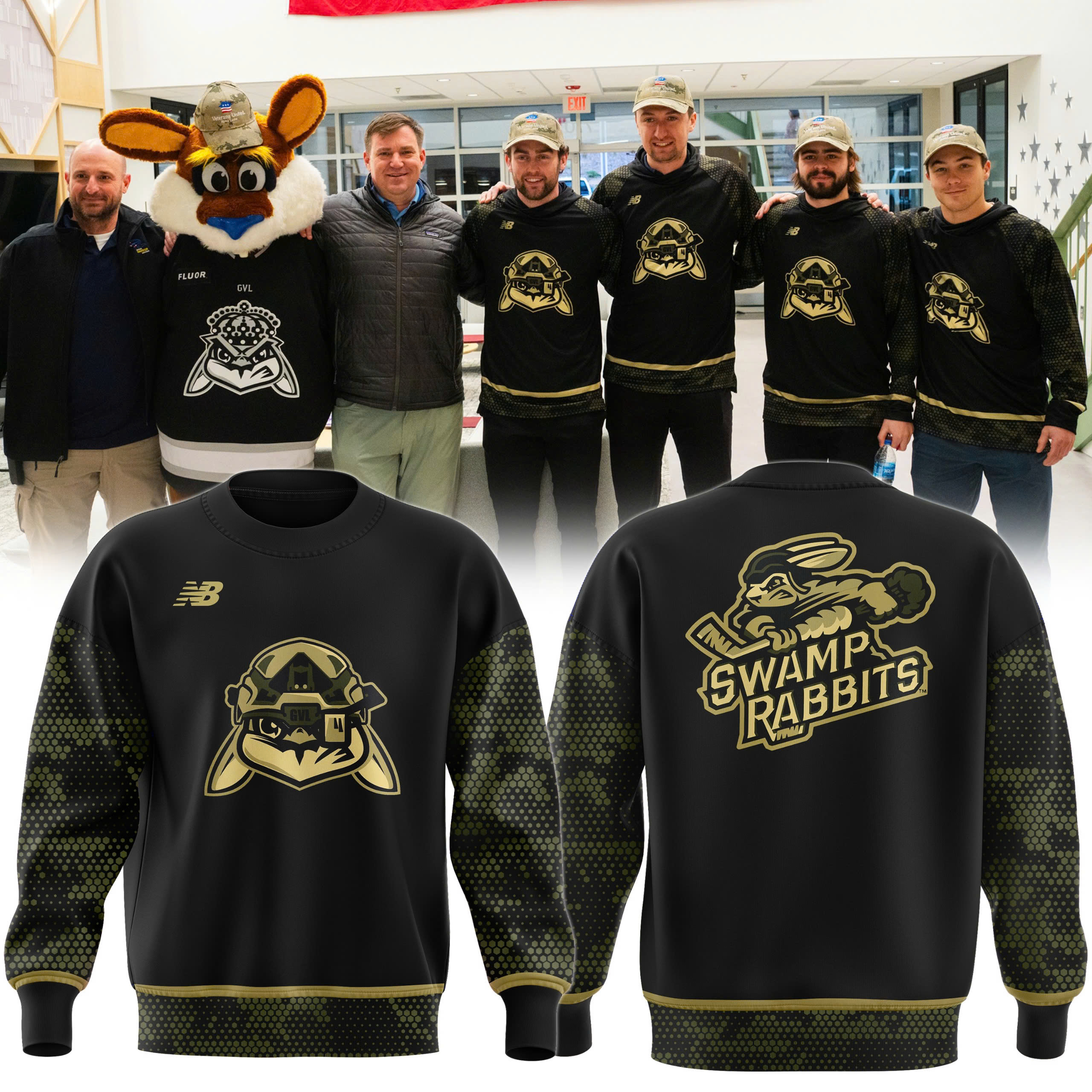 Greenville Swamp Rabbits 2025 Sweatershirt - Famjoys Greenville Swamp Rabbits 2025 Sweatershirt - Famjoys