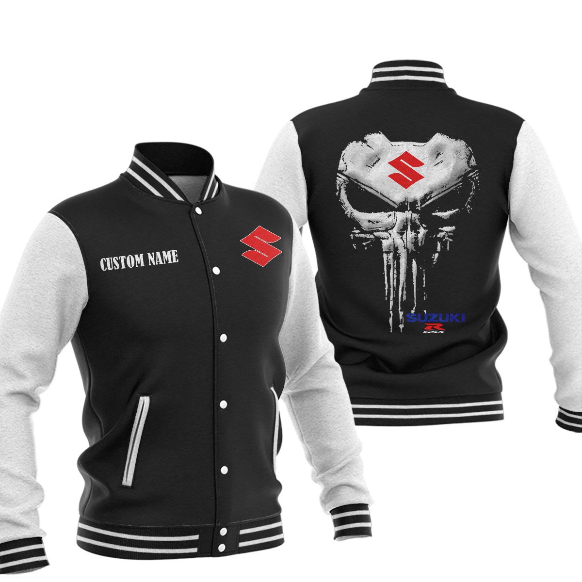 Gsx Baseball Jacket, Multicolor 