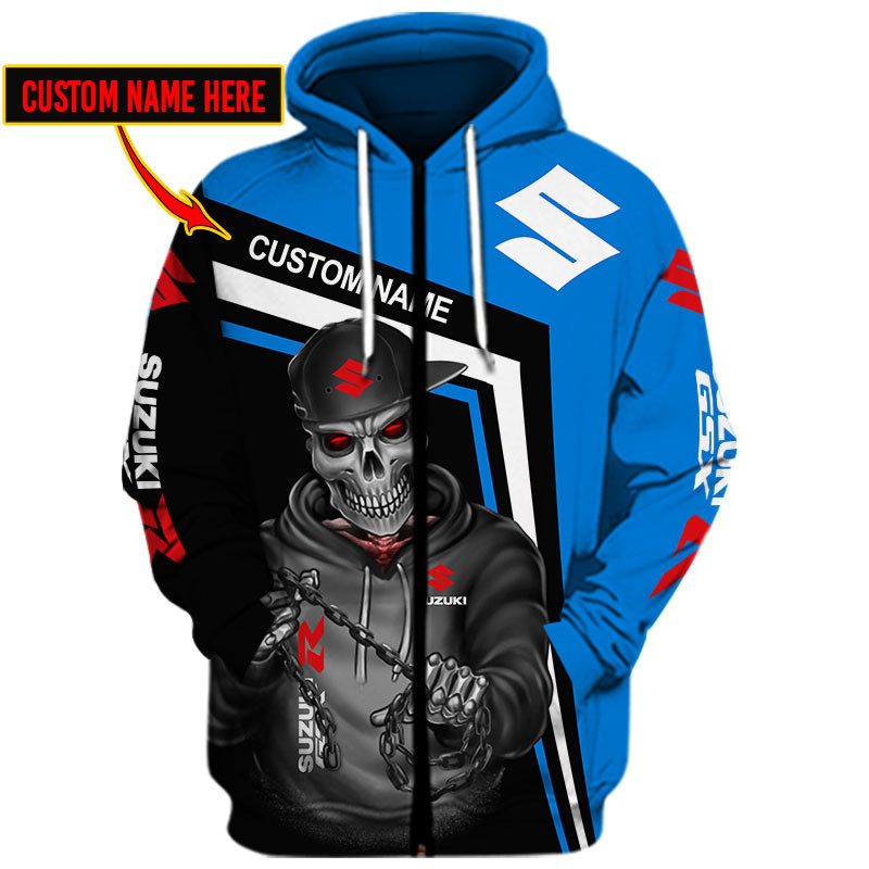 Gsx Skull Tshirt, sweatshirt, Polo, Hawaiian, Hoodie 3D Apparel Full Printing Custom Name - Famjoys Gsx Skull Tshirt, sweatshirt, Polo, Hawaiian, Hoodie 3D Apparel Full Printing Custom Name - Famjoys