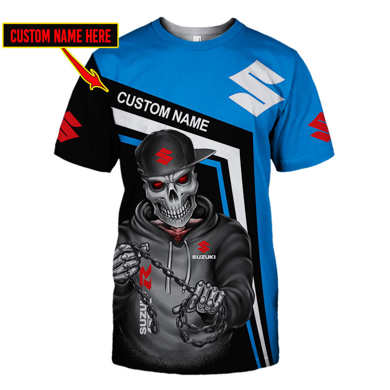 Gsx Skull Tshirt, sweatshirt, Polo, Hawaiian, Hoodie 3D Apparel Full Printing Custom Name - Famjoys Gsx Skull Tshirt, sweatshirt, Polo, Hawaiian, Hoodie 3D Apparel Full Printing Custom Name - Famjoys