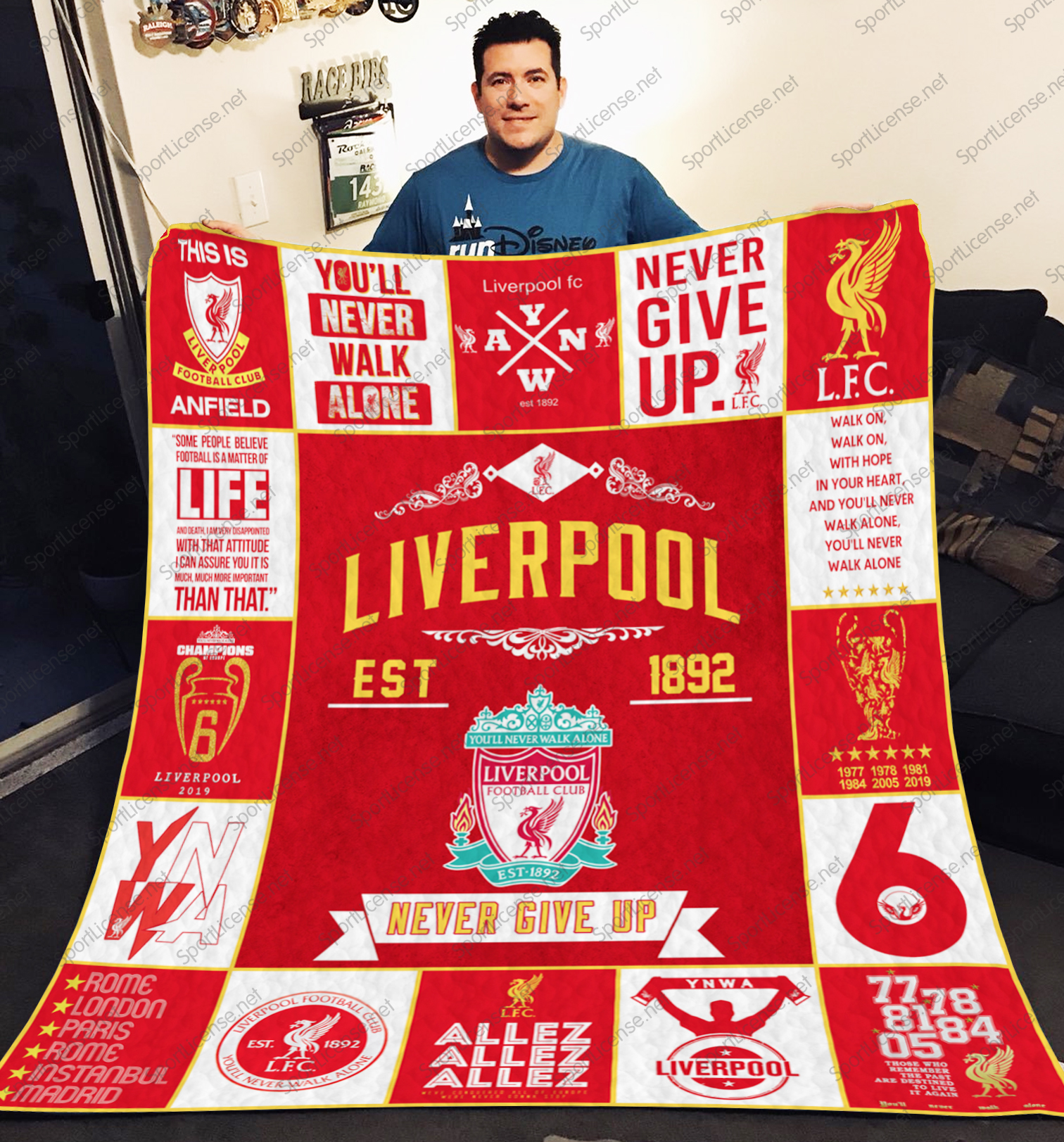 H – Liverpool Quilt Blanket - Famjoys H – Liverpool Quilt Blanket - Famjoys