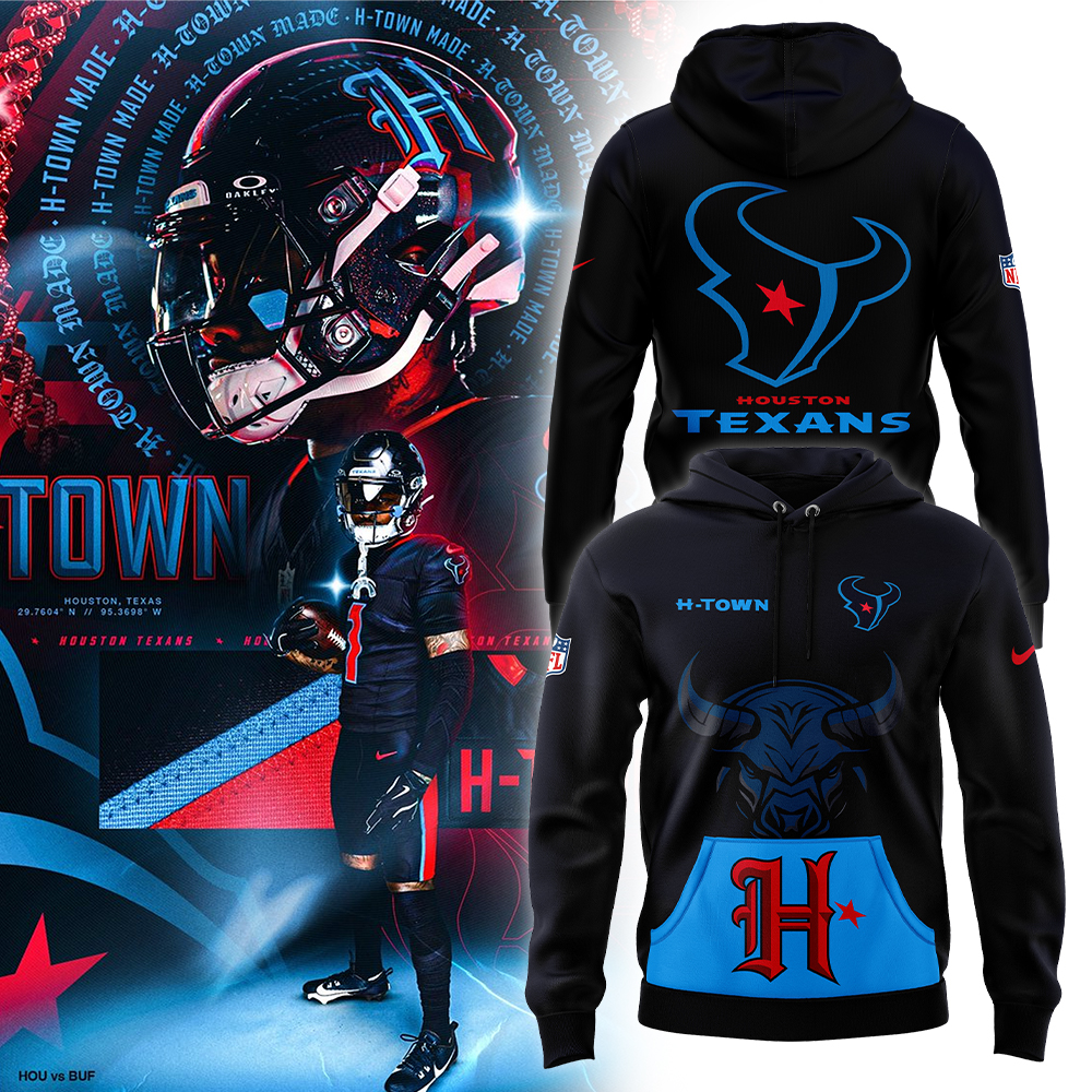 H Town Blue Houston Texans Alternate Game Hoodie - Famjoys H Town Blue Houston Texans Alternate Game Hoodie - Famjoys