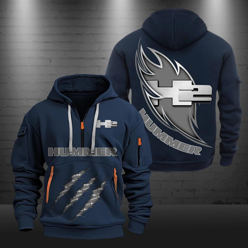 H2 Hummer New Zip Hoodie 0444 Multicolor - Famjoys H2 Hummer New Zip Hoodie 0444 Multicolor - Famjoys
