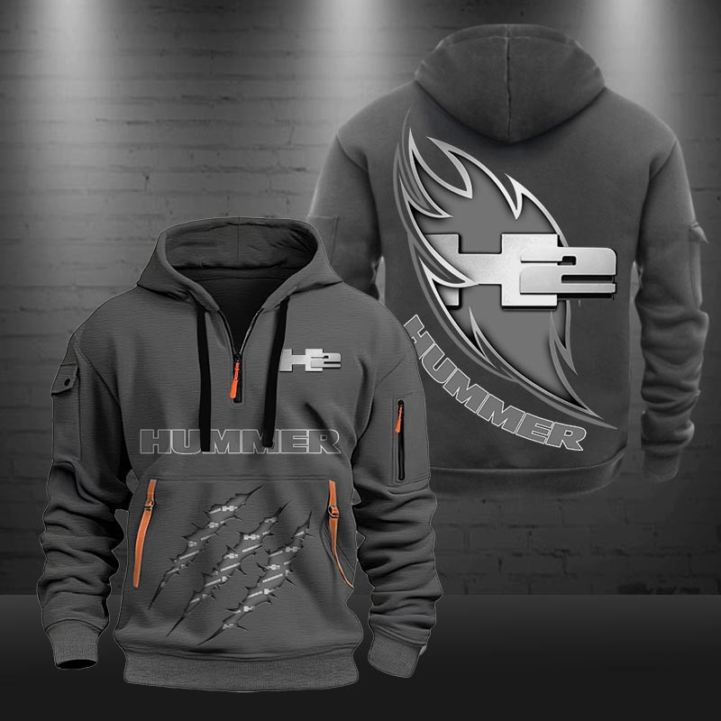 H2 Hummer New Zip Hoodie 0444 Multicolor - Famjoys H2 Hummer New Zip Hoodie 0444 Multicolor - Famjoys