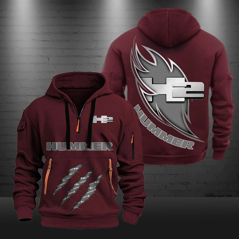 H2 Hummer New Zip Hoodie 0444 Multicolor - Famjoys H2 Hummer New Zip Hoodie 0444 Multicolor - Famjoys