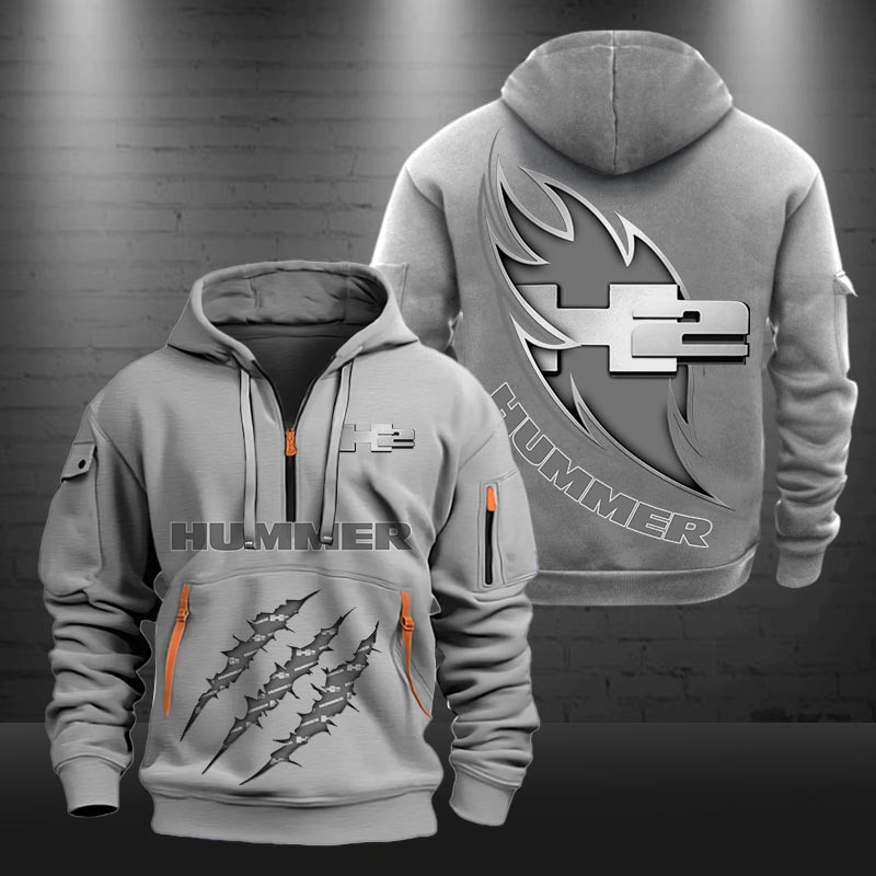 H2 Hummer New Zip Hoodie 0444 Multicolor - Famjoys H2 Hummer New Zip Hoodie 0444 Multicolor - Famjoys