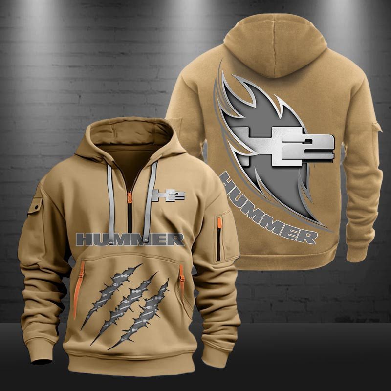 H2 Hummer New Zip Hoodie 0444 Multicolor - Famjoys H2 Hummer New Zip Hoodie 0444 Multicolor - Famjoys