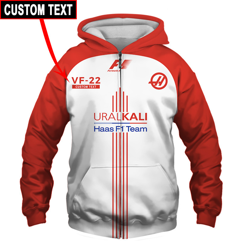 Haas F1 Personalized t-shirt hoodie apparel 3D full printing - Famjoys Haas F1 Personalized t-shirt hoodie apparel 3D full printing - Famjoys