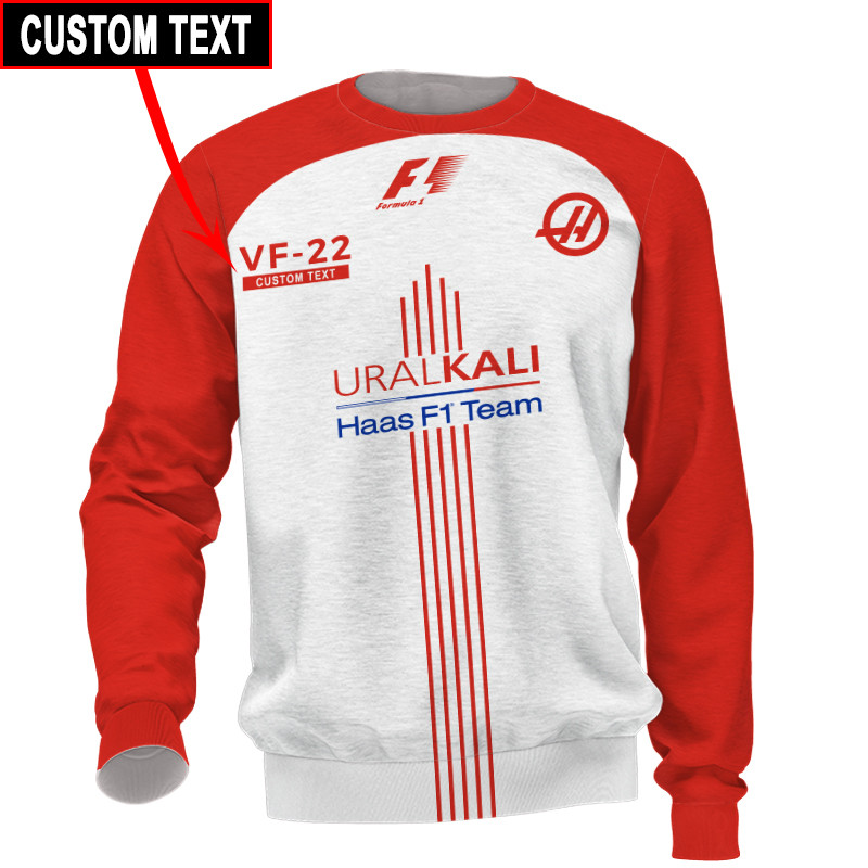Haas F1 Personalized t-shirt hoodie apparel 3D full printing - Famjoys Haas F1 Personalized t-shirt hoodie apparel 3D full printing - Famjoys
