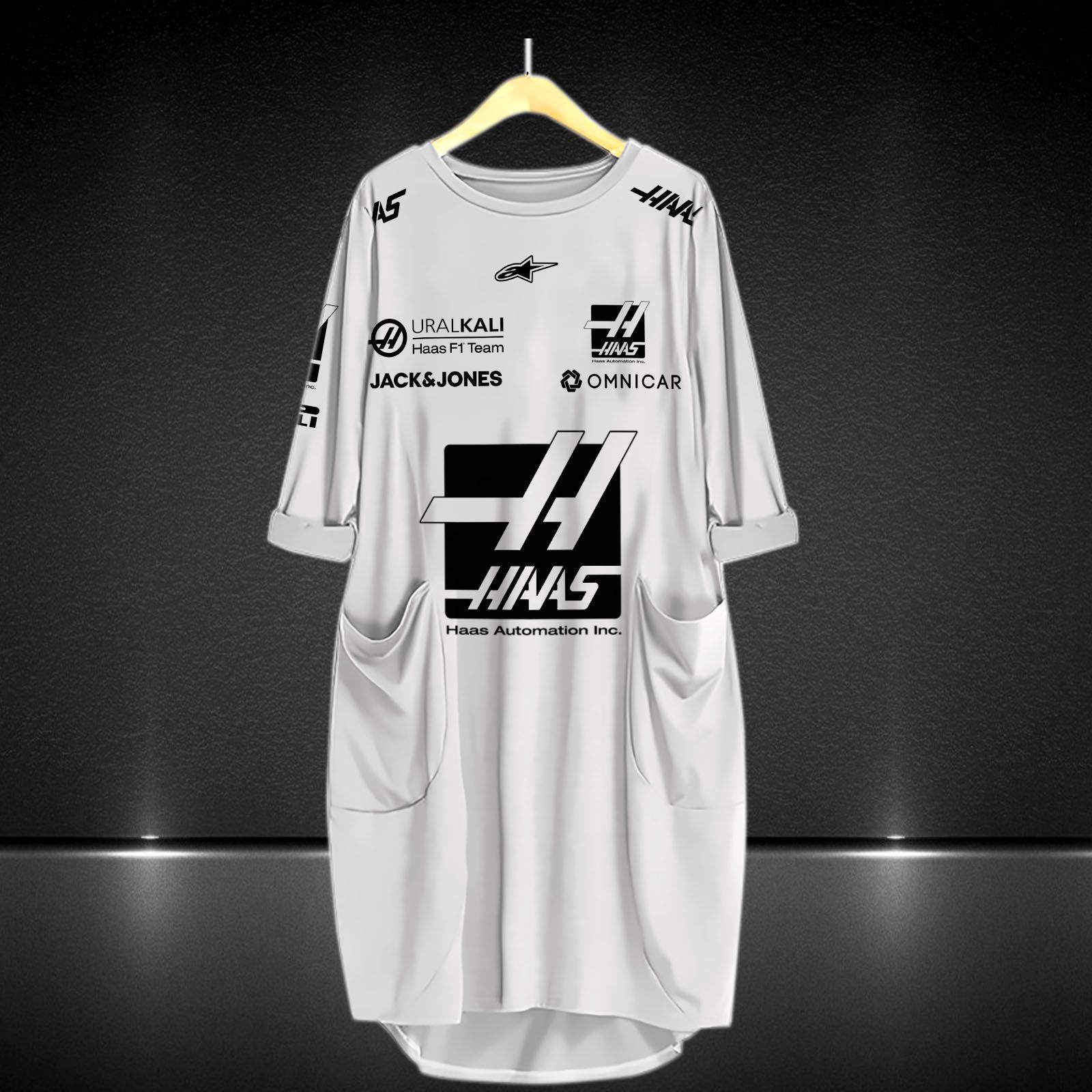 Haas F1 Team Printing T-Shirt, Polo, Hoodie, Zip, Bomber 9105 - Famjoys Haas F1 Team Printing T-Shirt, Polo, Hoodie, Zip, Bomber 9105 - Famjoys