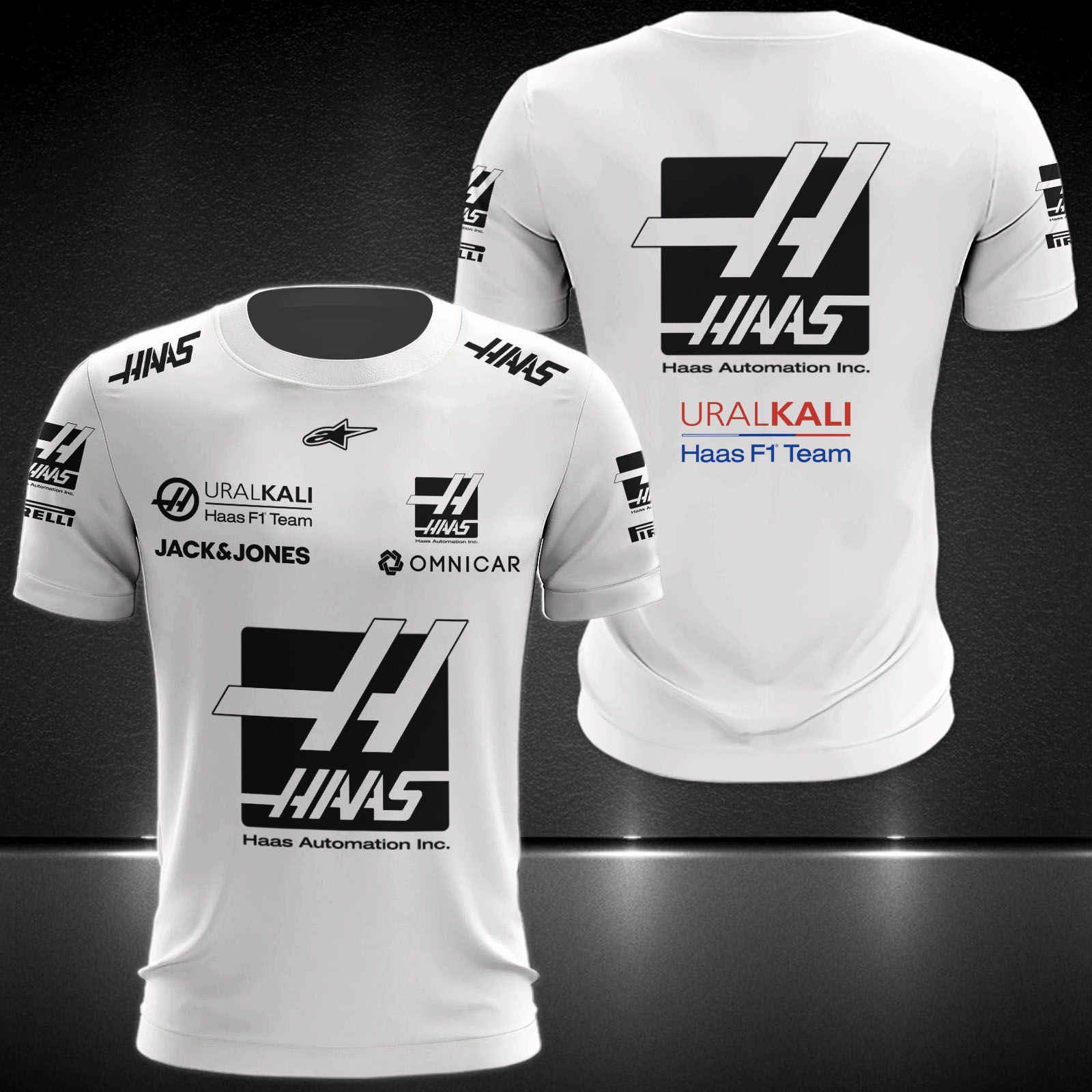 Haas F1 Team Printing T-Shirt, Polo, Hoodie, Zip, Bomber 9105 - Famjoys Haas F1 Team Printing T-Shirt, Polo, Hoodie, Zip, Bomber 9105 - Famjoys