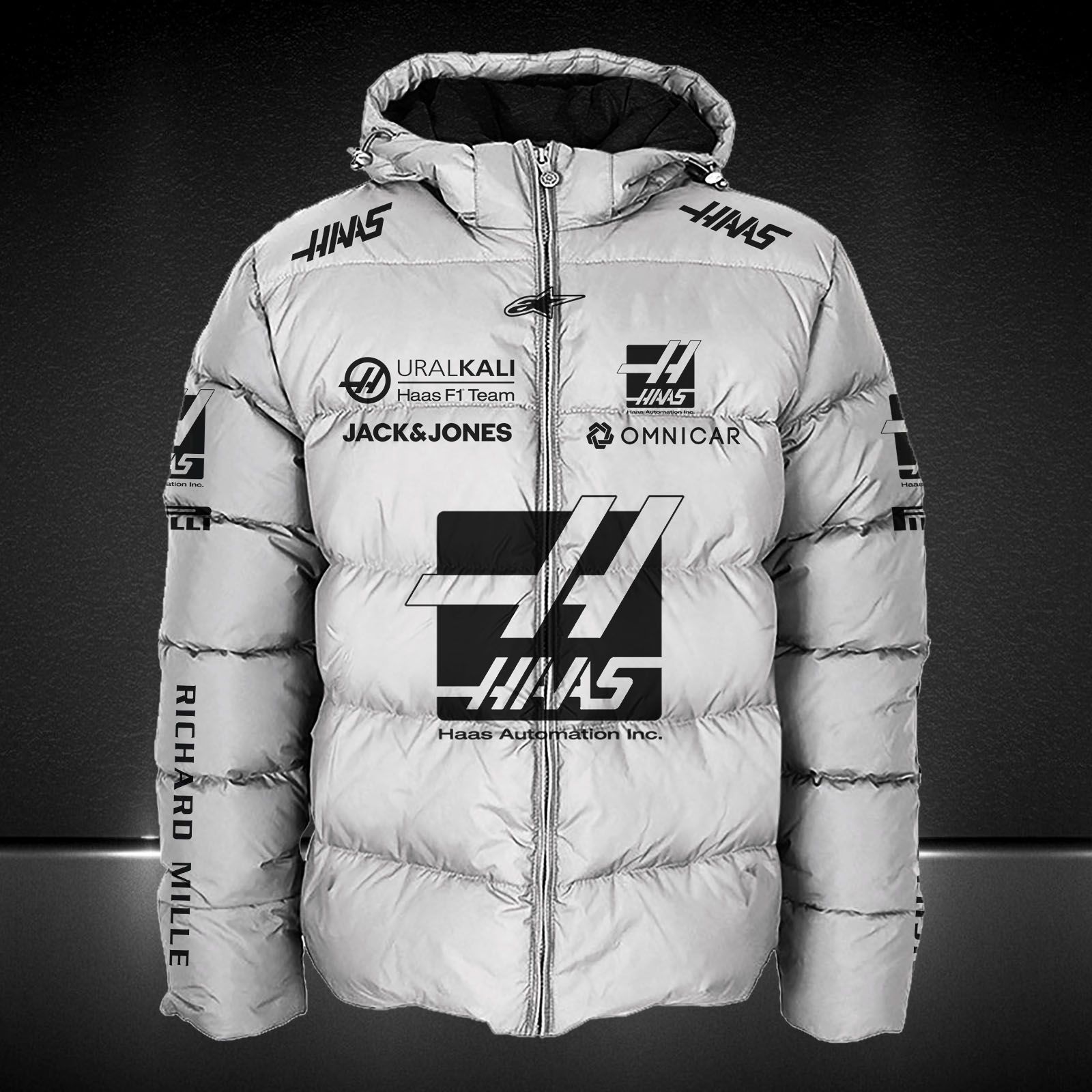 Haas F1 Team Printing T-Shirt, Polo, Hoodie, Zip, Bomber 9105 - Famjoys Haas F1 Team Printing T-Shirt, Polo, Hoodie, Zip, Bomber 9105 - Famjoys