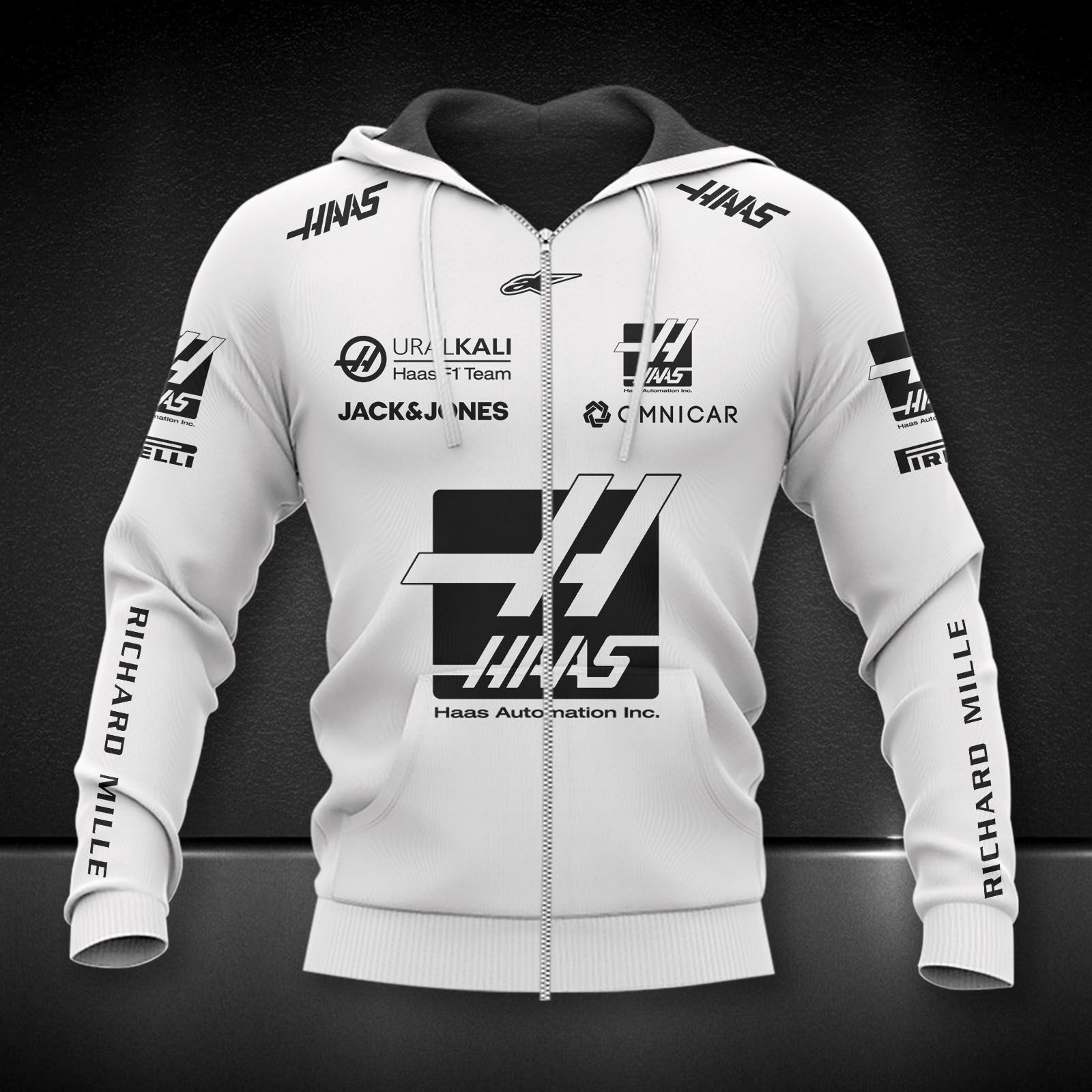 Haas F1 Team Printing T-Shirt, Polo, Hoodie, Zip, Bomber 9105 - Famjoys Haas F1 Team Printing T-Shirt, Polo, Hoodie, Zip, Bomber 9105 - Famjoys