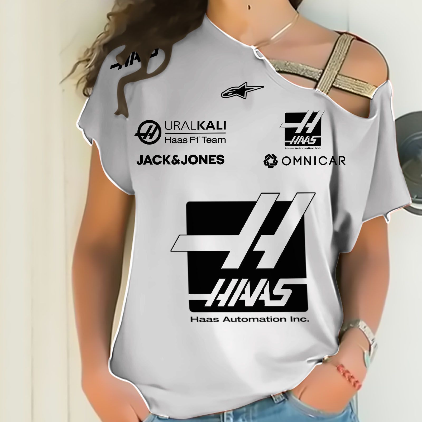 Haas F1 Team Printing T-Shirt, Polo, Hoodie, Zip, Bomber 9105 - Famjoys Haas F1 Team Printing T-Shirt, Polo, Hoodie, Zip, Bomber 9105 - Famjoys