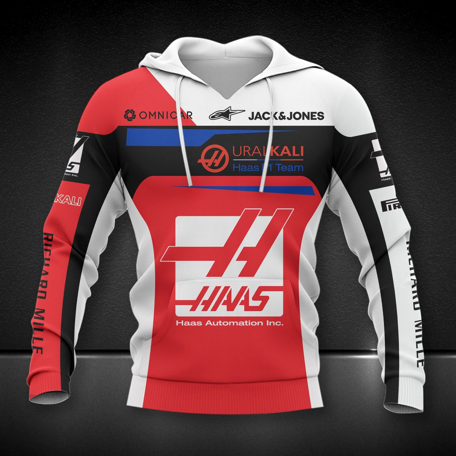 Haas F1 Team Printing T-Shirt, Polo, Hoodie, Zip, Bomber 9115 - Famjoys Haas F1 Team Printing T-Shirt, Polo, Hoodie, Zip, Bomber 9115 - Famjoys