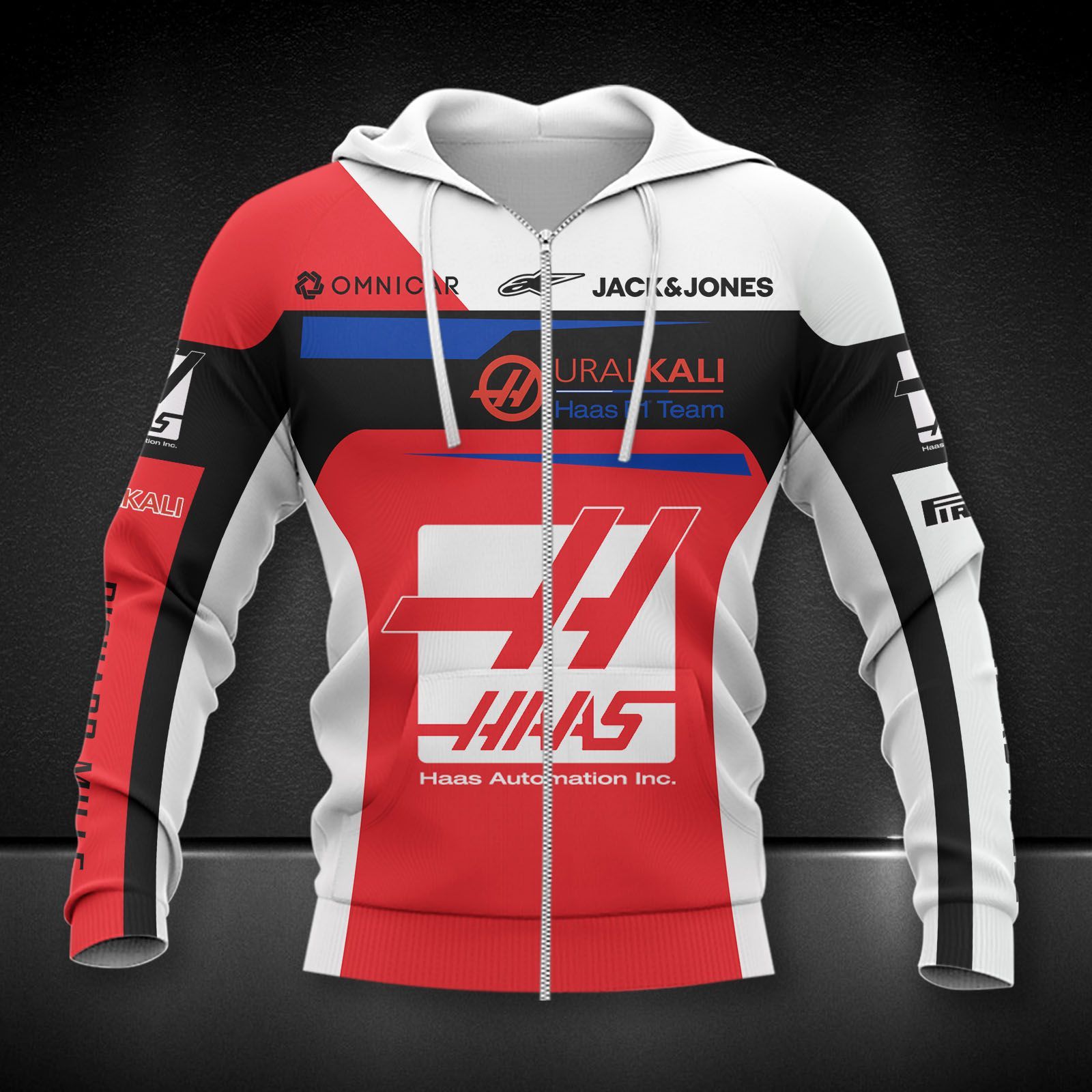 Haas F1 Team Printing T-Shirt, Polo, Hoodie, Zip, Bomber 9115 - Famjoys Haas F1 Team Printing T-Shirt, Polo, Hoodie, Zip, Bomber 9115 - Famjoys