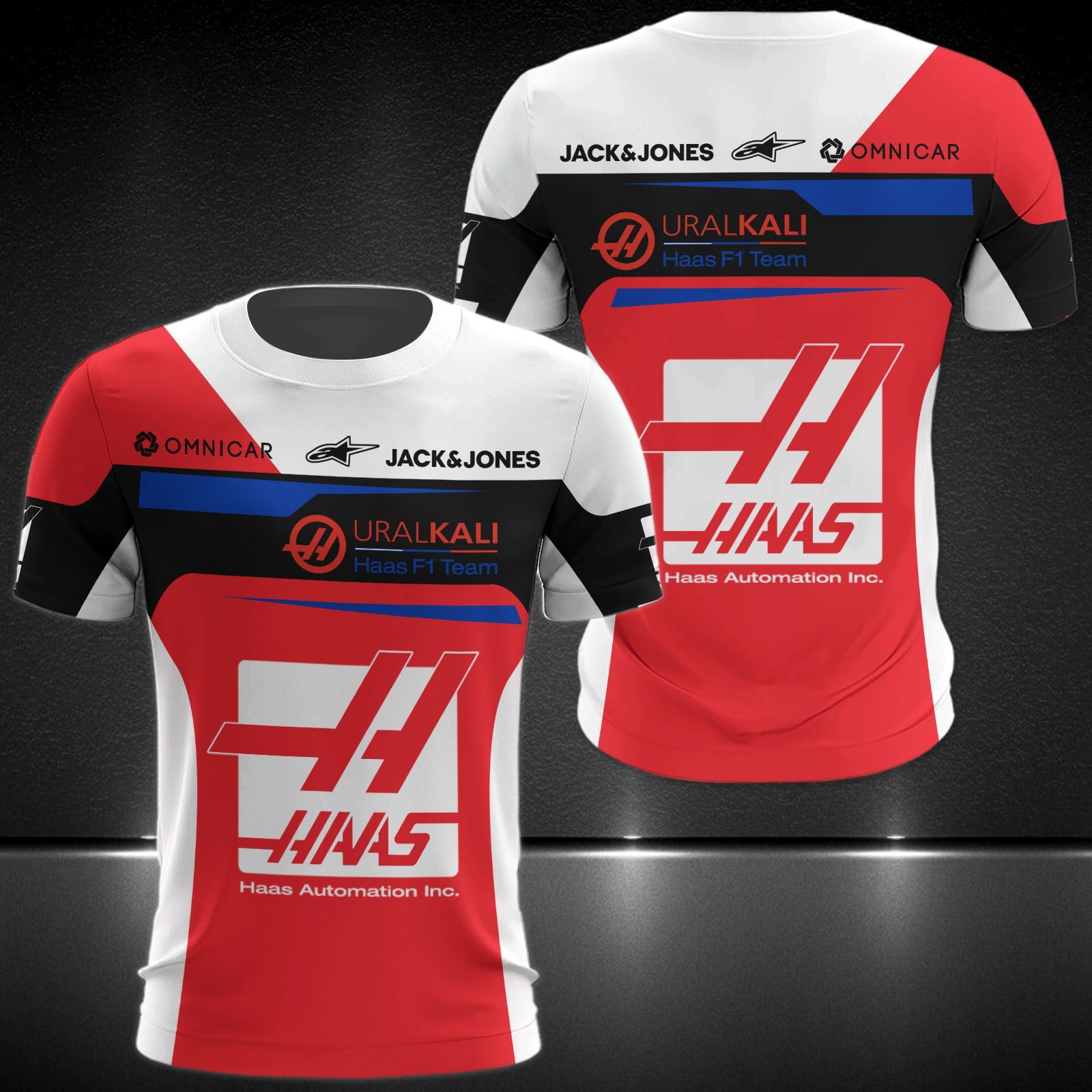 Haas F1 Team Printing T-Shirt, Polo, Hoodie, Zip, Bomber 9115 - Famjoys Haas F1 Team Printing T-Shirt, Polo, Hoodie, Zip, Bomber 9115 - Famjoys