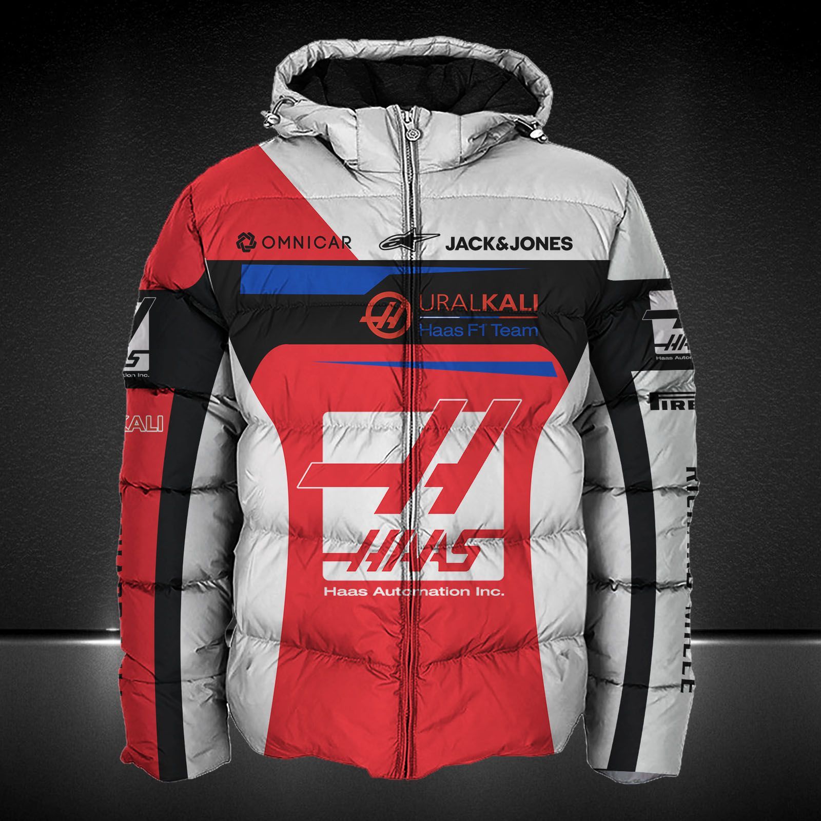 Haas F1 Team Printing T-Shirt, Polo, Hoodie, Zip, Bomber 9115 - Famjoys Haas F1 Team Printing T-Shirt, Polo, Hoodie, Zip, Bomber 9115 - Famjoys