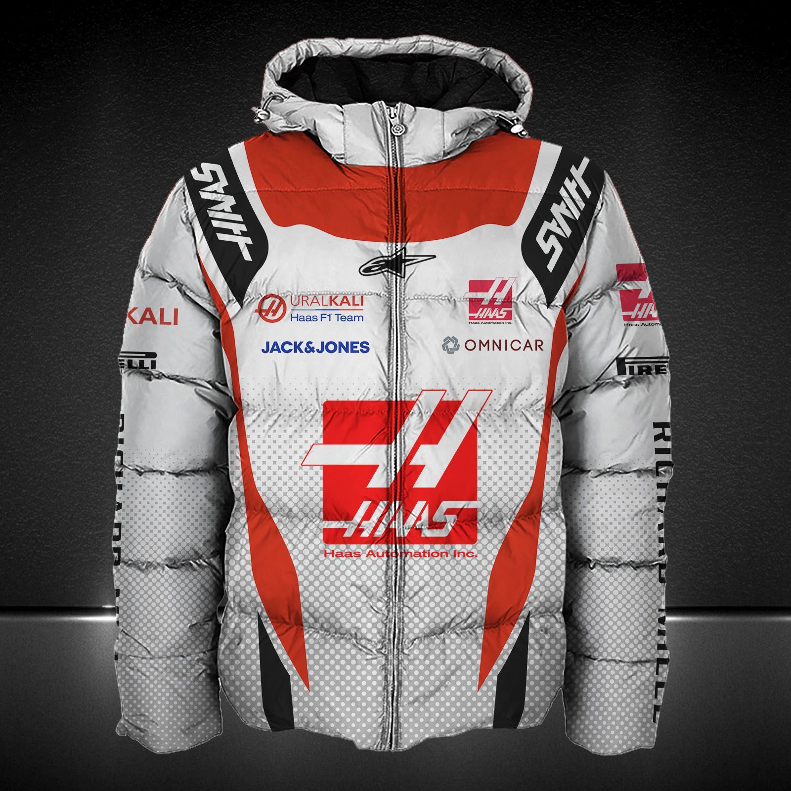 Haas F1 Team Printing T-Shirt, Polo, Hoodie, Zip, Bomber 9125 - Famjoys Haas F1 Team Printing T-Shirt, Polo, Hoodie, Zip, Bomber 9125 - Famjoys