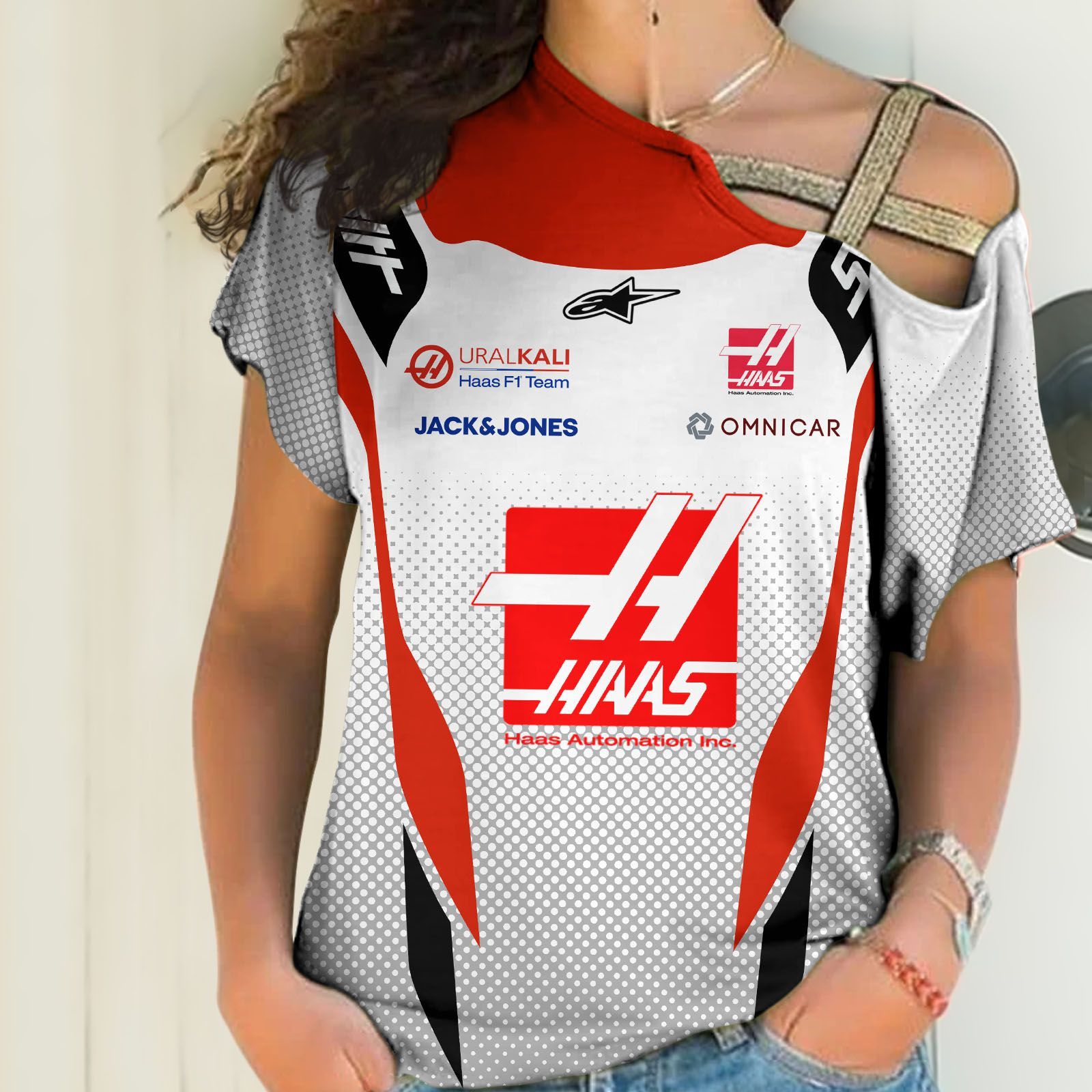 Haas F1 Team Printing T-Shirt, Polo, Hoodie, Zip, Bomber 9125 - Famjoys Haas F1 Team Printing T-Shirt, Polo, Hoodie, Zip, Bomber 9125 - Famjoys