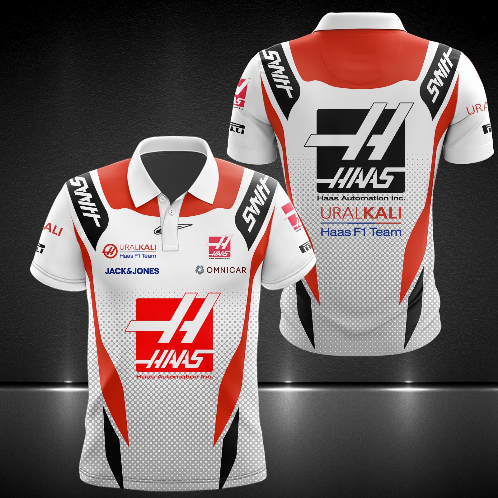 Haas F1 Team Printing T-Shirt, Polo, Hoodie, Zip, Bomber 9125 - Famjoys Haas F1 Team Printing T-Shirt, Polo, Hoodie, Zip, Bomber 9125 - Famjoys