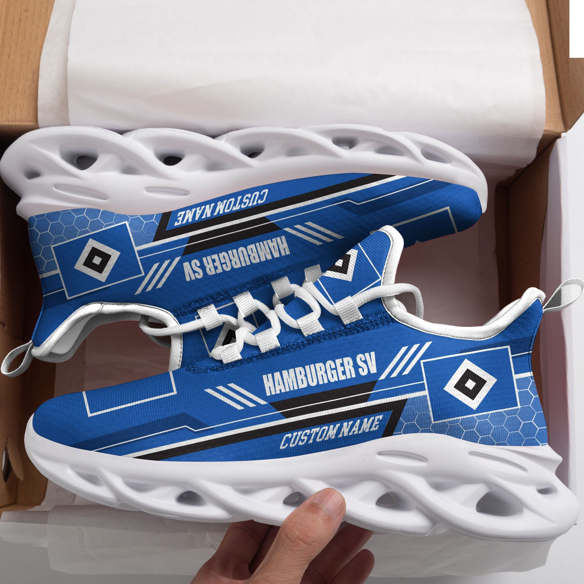 Hamburger SV Custom Personalized Max Soul Sneakers Shoes - Famjoys Hamburger SV Custom Personalized Max Soul Sneakers Shoes - Famjoys