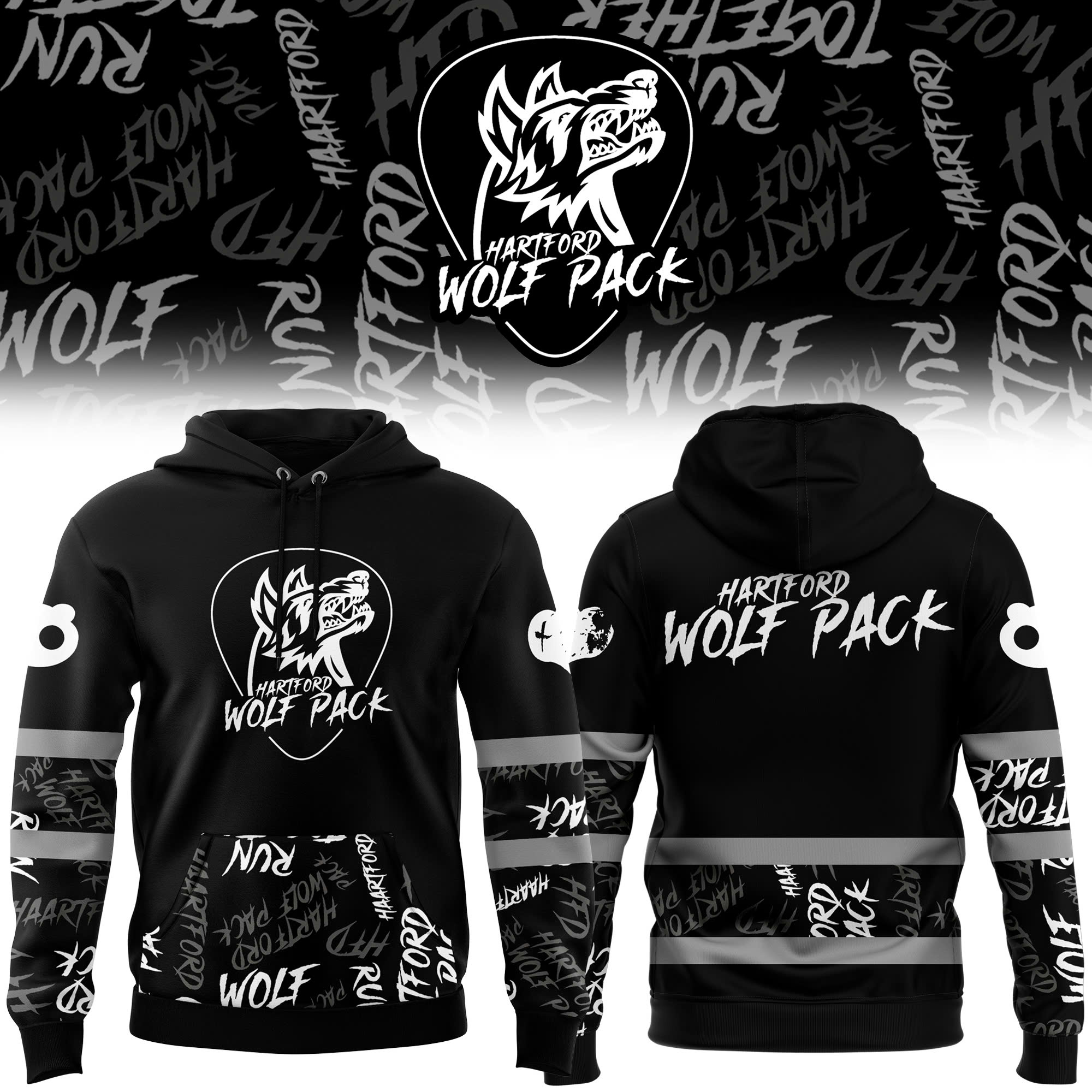 HartFord Wolf Pack x Emo Night Hoodie 2025 - Famjoys HartFord Wolf Pack x Emo Night Hoodie 2025 - Famjoys